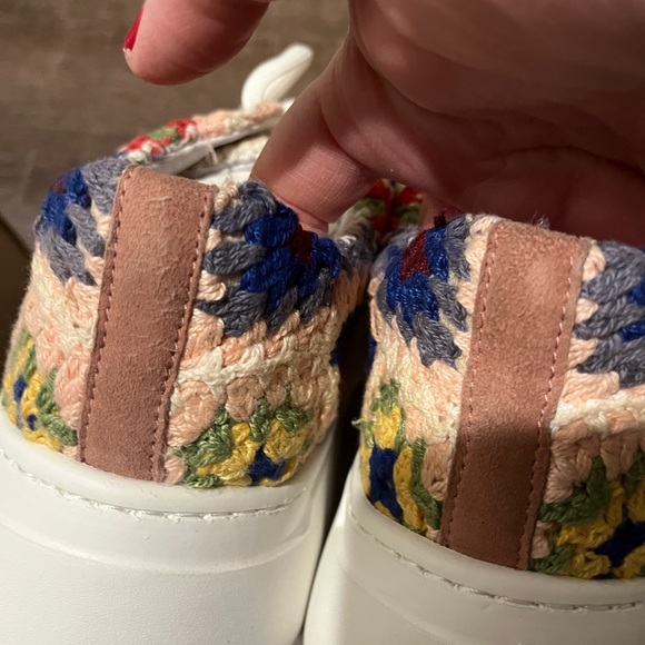 NIB Free People Catch Me if You Can Crochet shoes - Picture 2 of 12